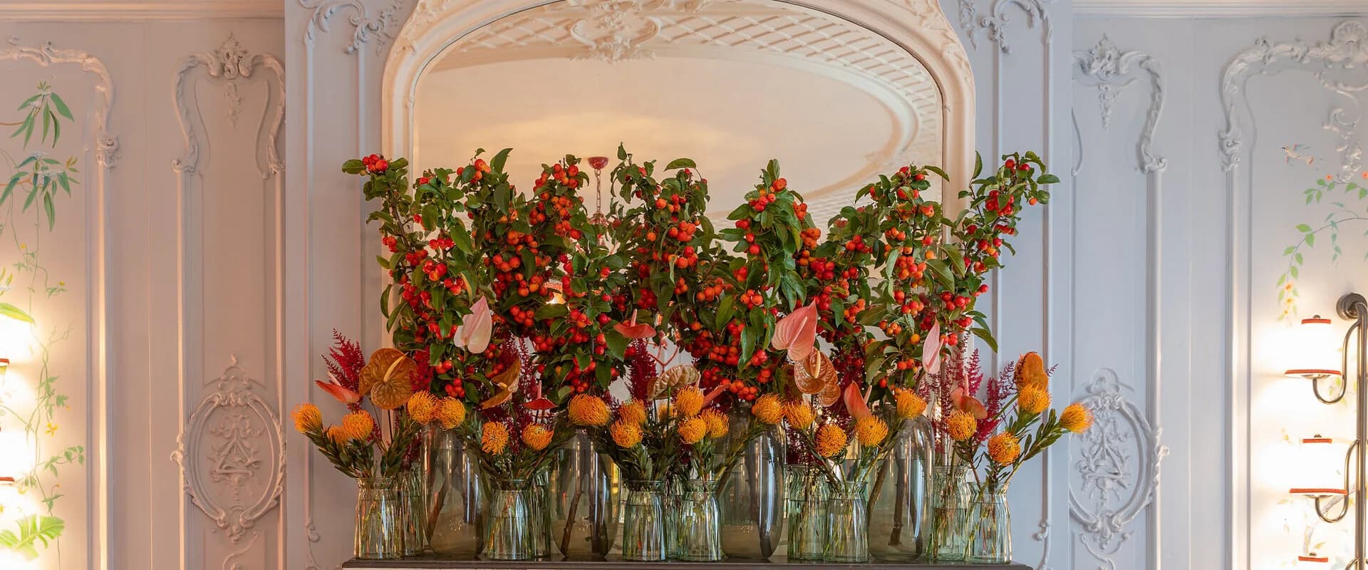 Corporate flower arrangement by Moyses Stevens