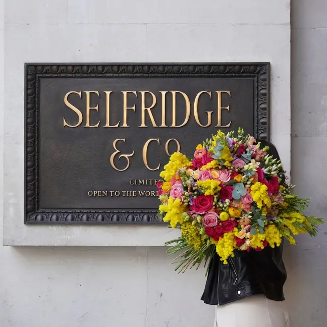 Moyses Stevens flower shop, Selfridges, London