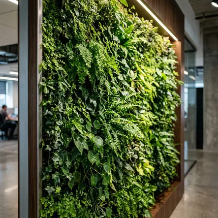 Green wall installation