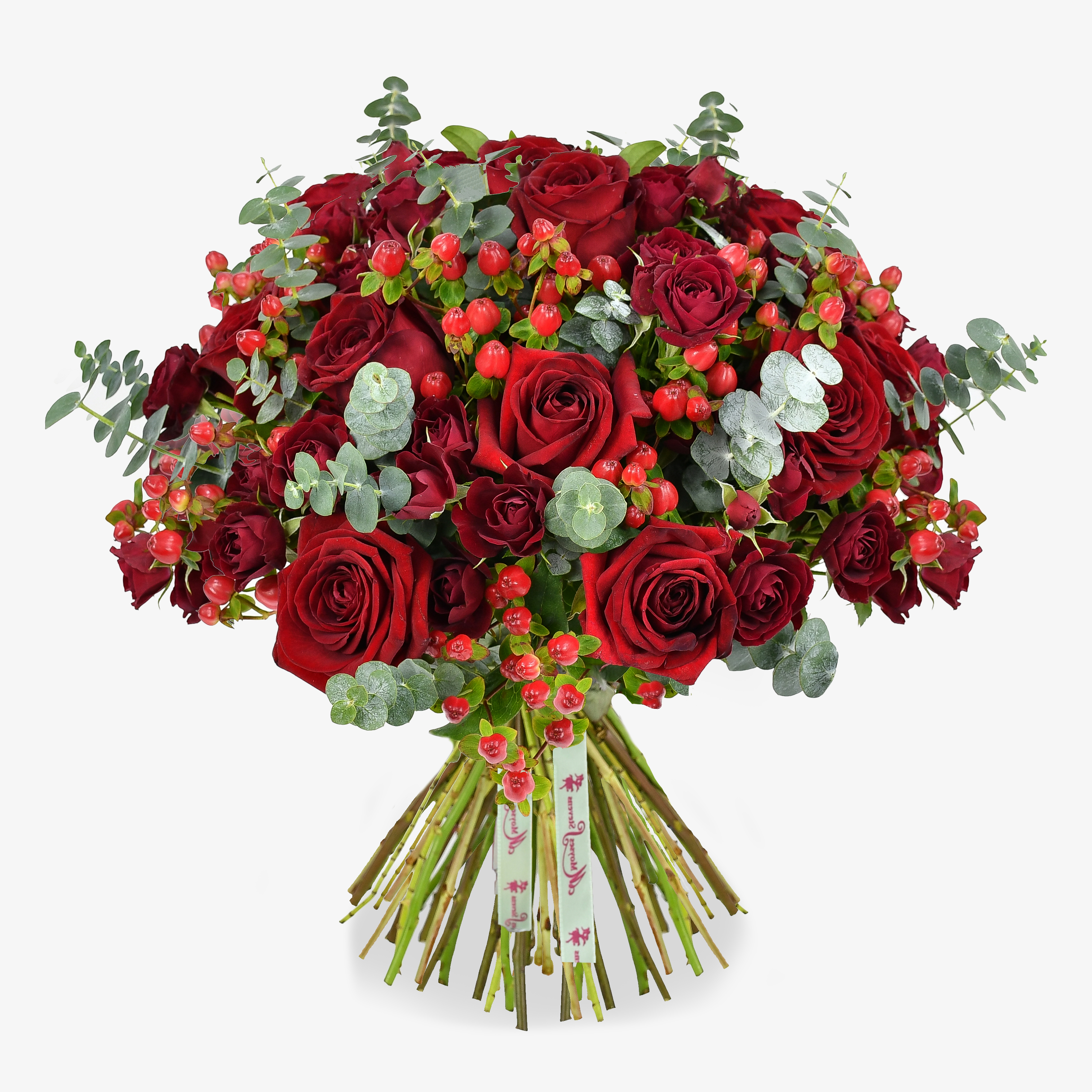 Image of Classic Red Rose Bouquet
