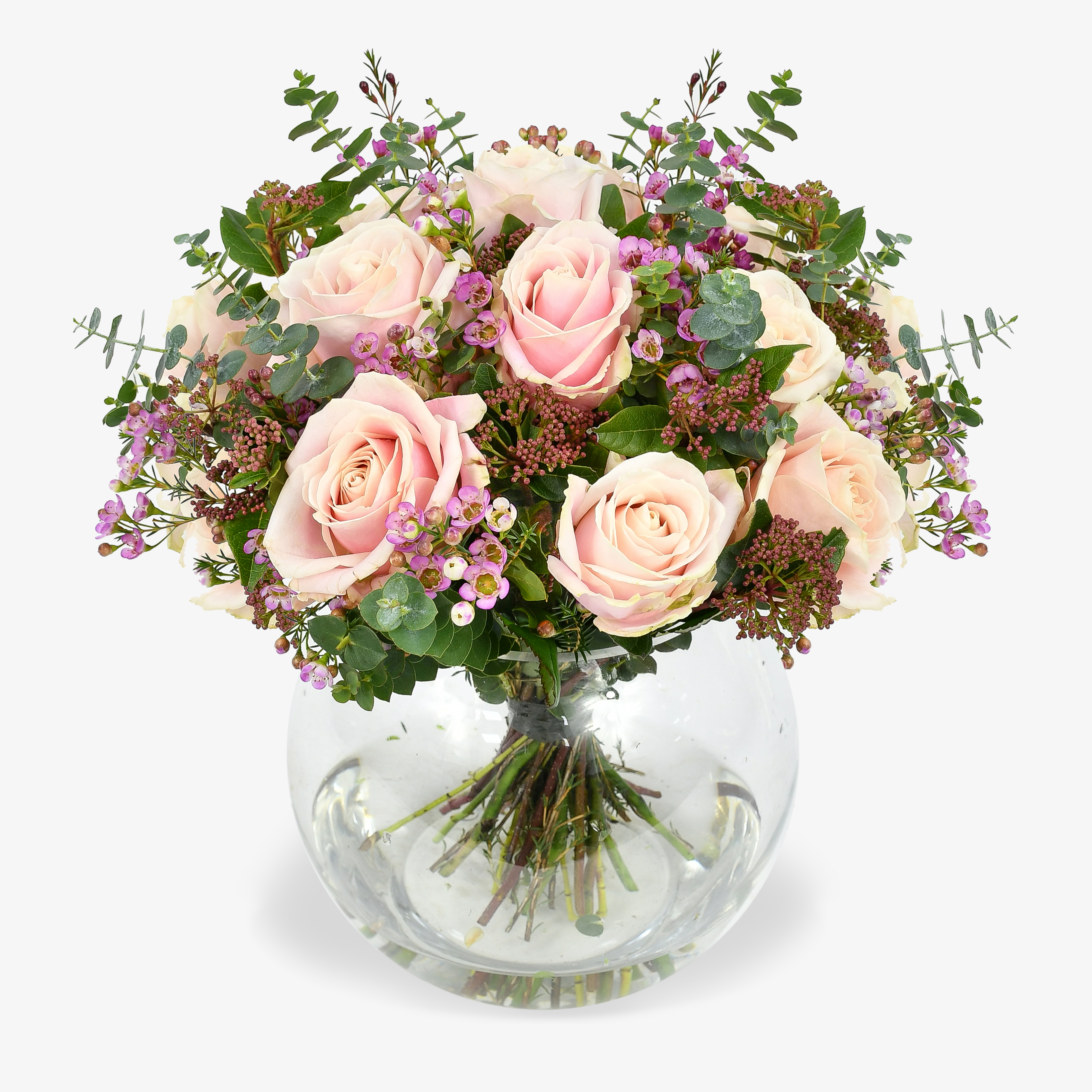 Dozen Pink Roses image